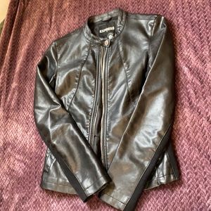 Express leather jacket